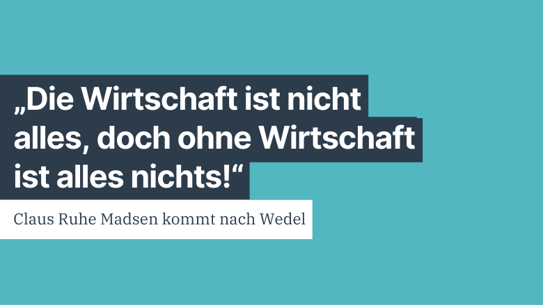 Claus Ruhe Madsen in Wedel Claus Ruhe Madsen in Wedel